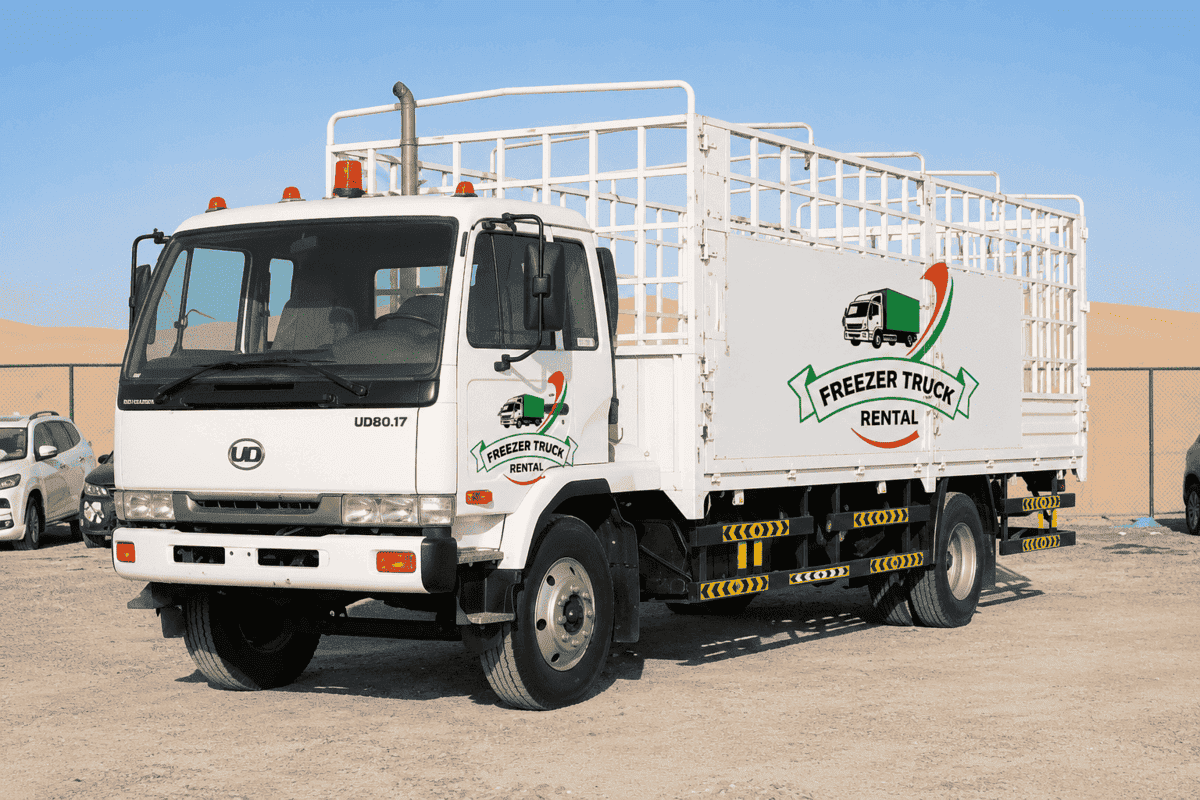 **Pickup truck rental in Abu Dhabi featuring reliable vehicles for small cargo transport, last-mile deliveries, business logistics, and quick goods movement across UAE.**